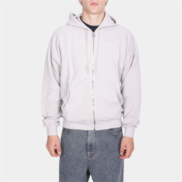 Polar Skate Co Waffle Zip Hoodie Pale Taupe